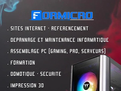 Formicro, création web, assistance informatique