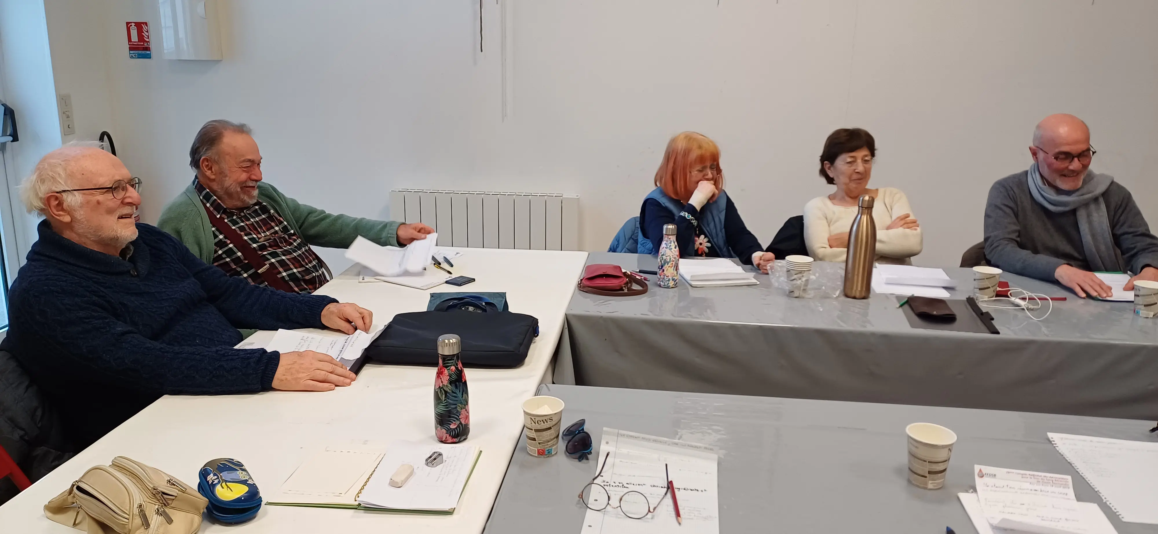 Jacques, John, Maryvonne, Viviane et Jean-François