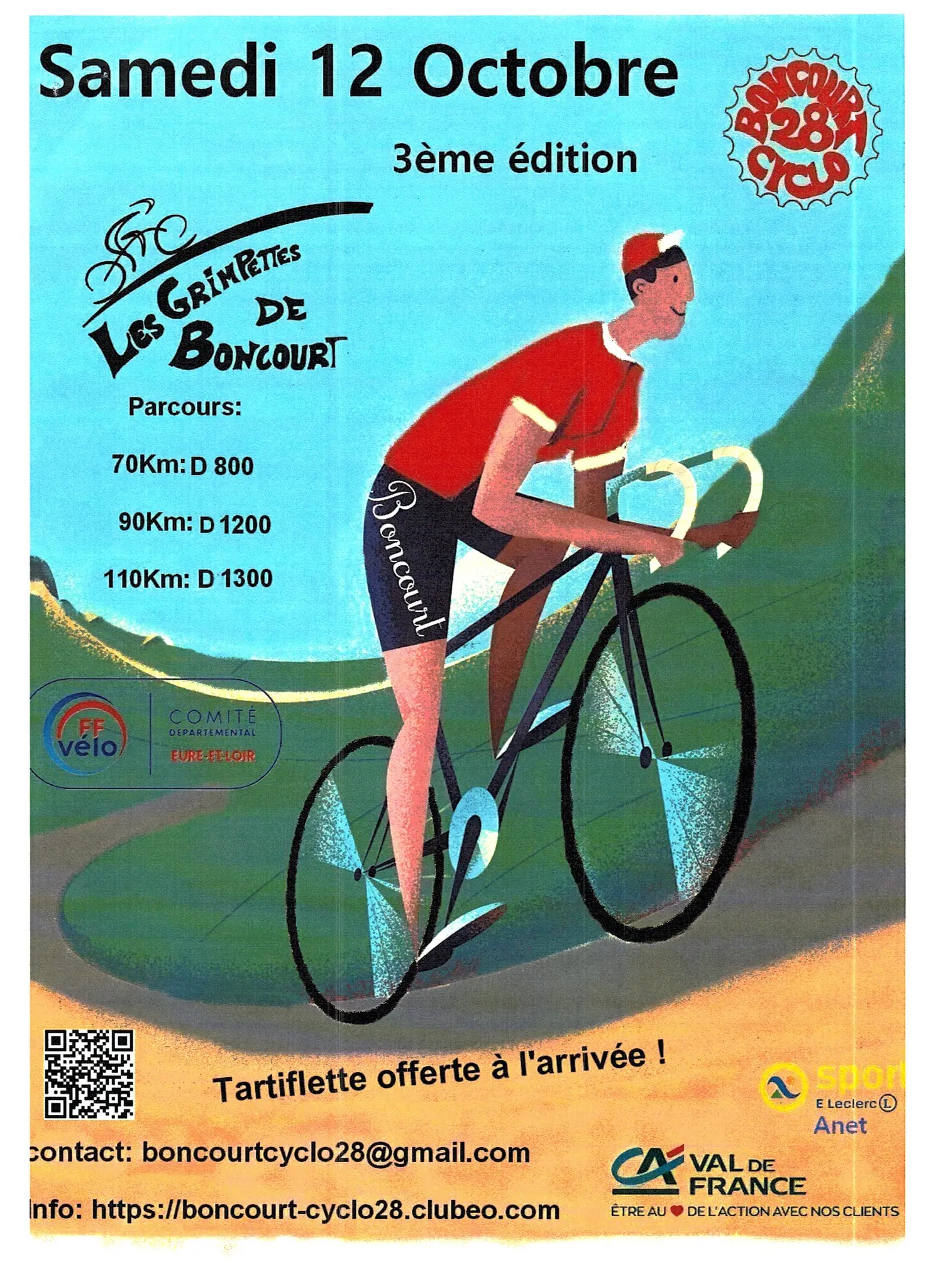 affiche de la course